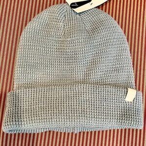 Vuori Alpine Waffle Beanie in Light Gray